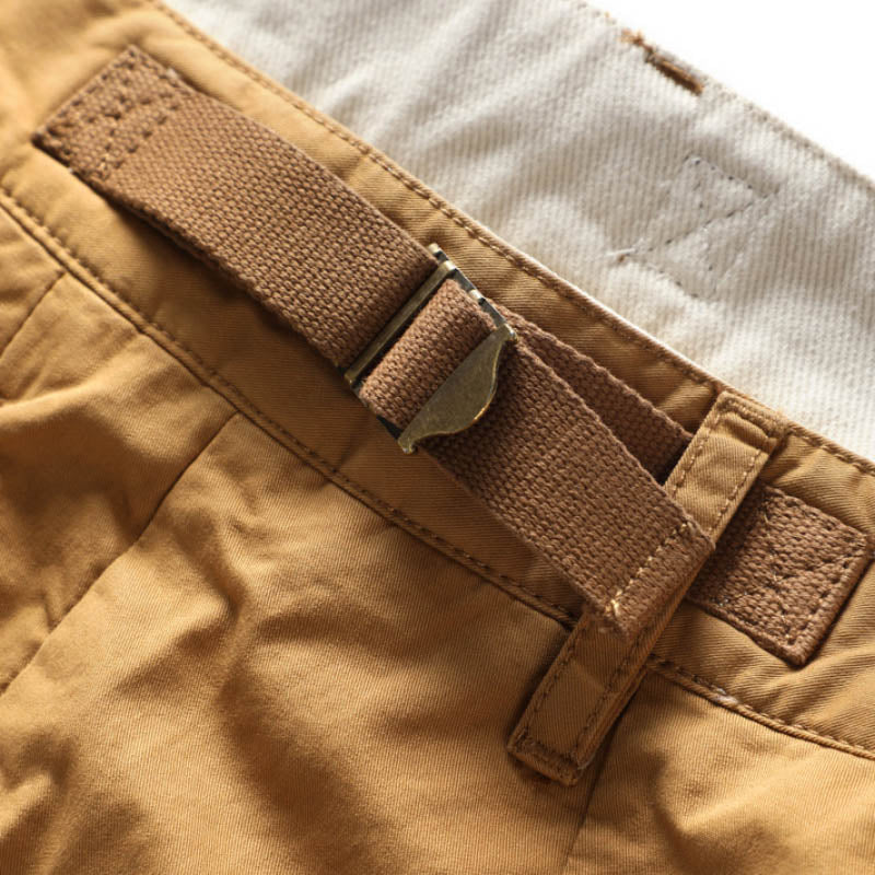 Casual Military Multi-pocket Cotton Men's Shorts