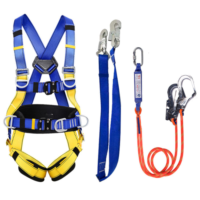 Outdoor Fall Protection Safety Harness Back Padded Climbing Gear