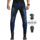 Racing Casual Slim-fit Stretch Mesh Stitching Men's Pants