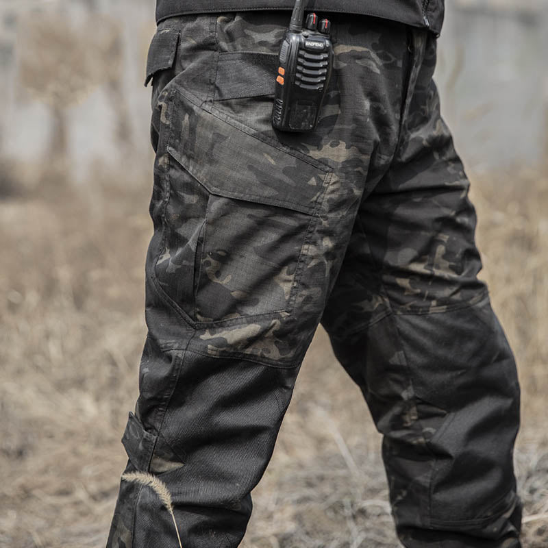 Camo Tactical Pocket Python Men's Cargo Pants IX6 - KINGEOUS