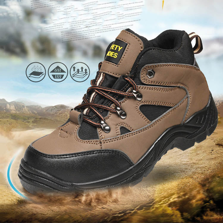 Anti-mite Oil and Acid Resistant Wear-resistant Breathable Safety Shoes - KINGEOUS