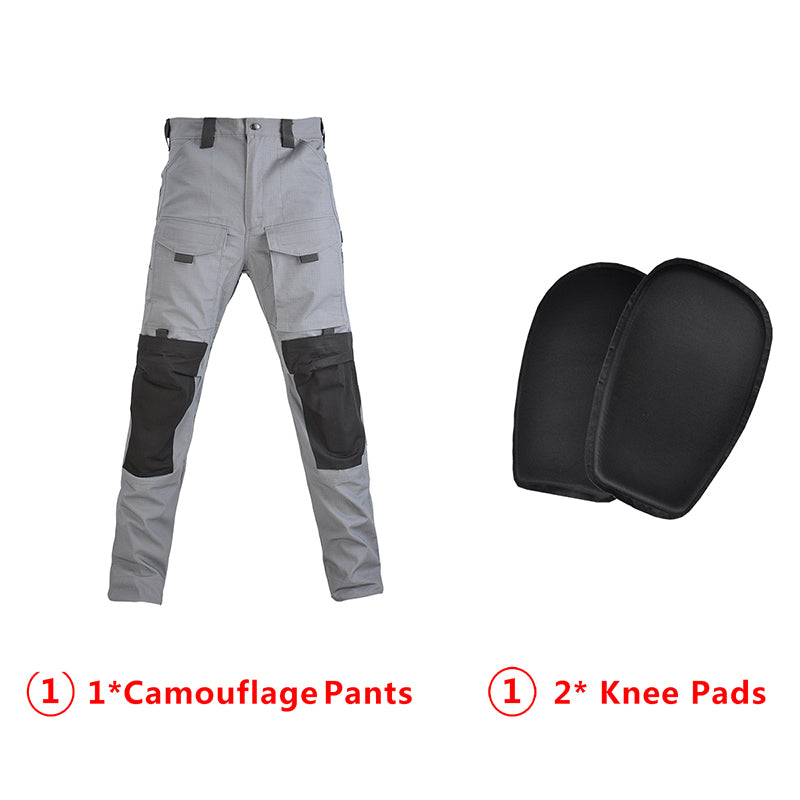 Outdoor Combat Hooded Suits Uniform Pants with Pads