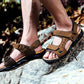 Casual Beach Leather Open Toe Men's Sandals