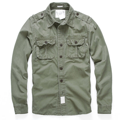 قميص قطني نحيف للرجال يوميًا