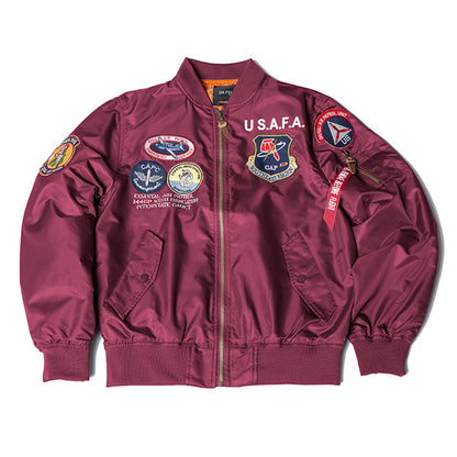 Air Force Distrange Bordado Bordeiro Menina Bomber