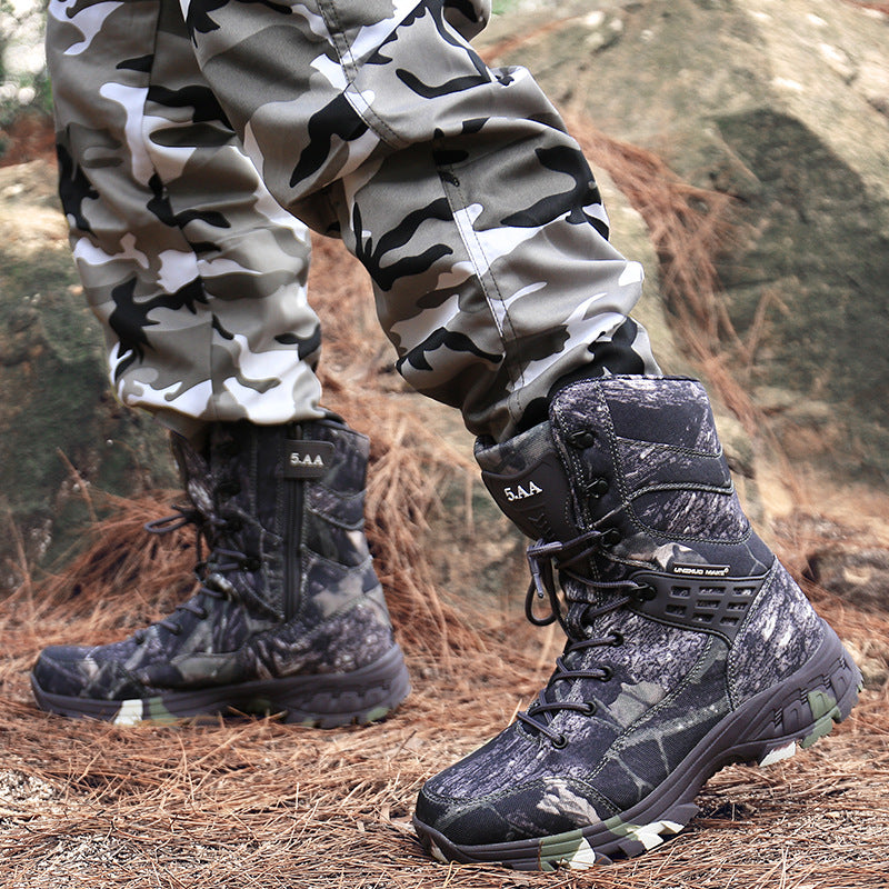Outdoor Camo Non-slip Desert Men's Boots