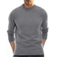 Simple Knitted Solid Color Bottoming Men's Sweater