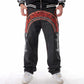 Fashion Embroidered Casual Skate Men pants