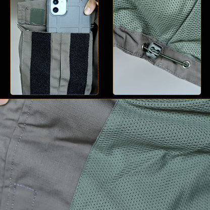 Combate al aire libre Chaqueta para hombres de sudadera con capucha