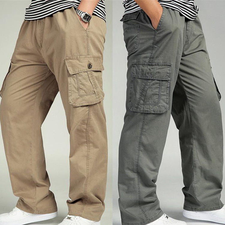 Extra Large Size Casual Loose Straight Men‘s Pants