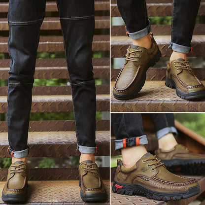 Zapatos para hombres ortopédicos de apoyo ortopédicos al aire libre