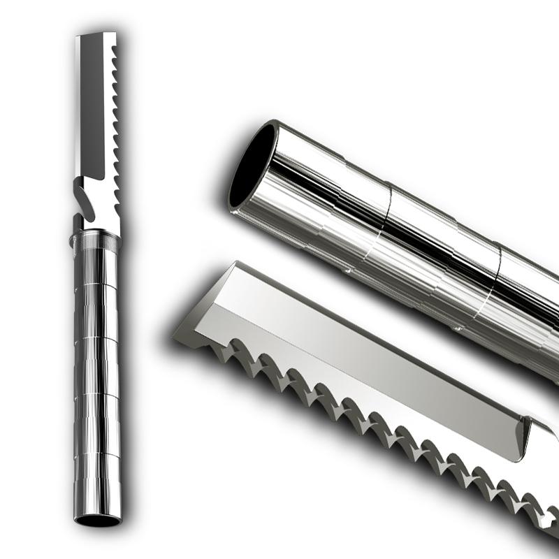 Survival Tools Outdoor Folding  Defense Shove Mn&Cr Alloy Outdoor Tools