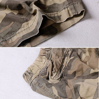 Ferramenta de shorts de cintura elástica casual