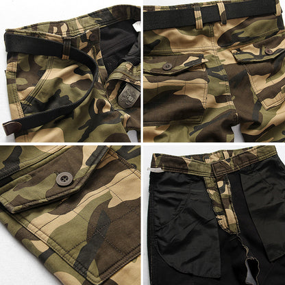 Pantalon d'hommes camouflage épais coton extérieur