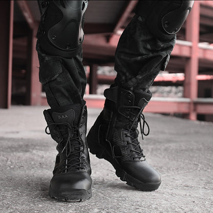 Militärkämpfe Sicherheits -Knöchel -Männer -Taktikstiefel