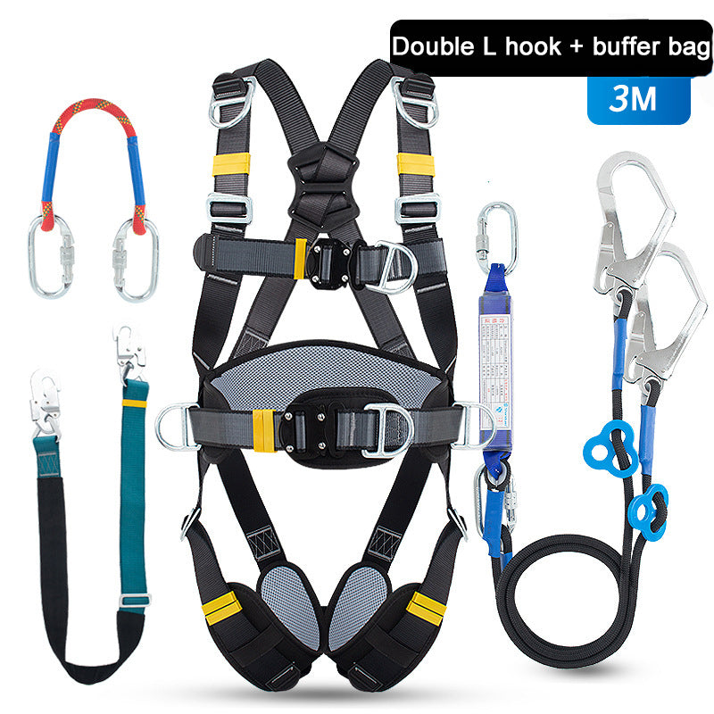 Rock Climbing Gear Rappelling Fire Rescuing Tree Safety Harness
