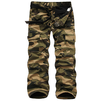 Pantalon d'hommes camouflage épais coton extérieur