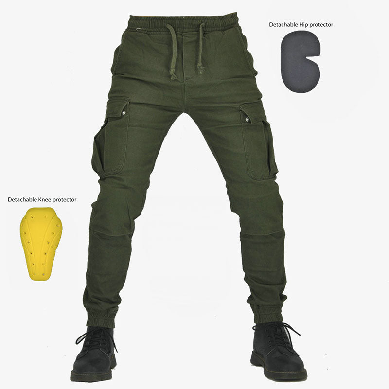 Outdoor Casual Multi-pocket Motorcycle Riding Men's Pants