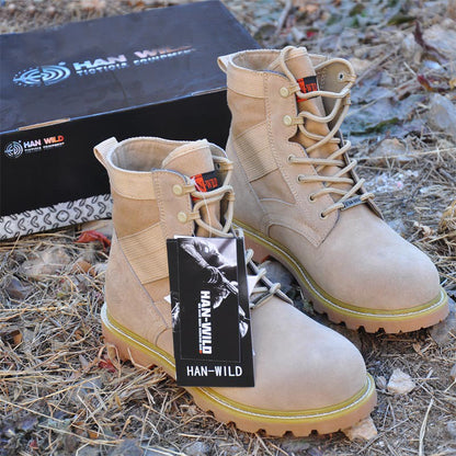 Casual Wear-resistant Desert Men's Martin Boots - KINGEOUS