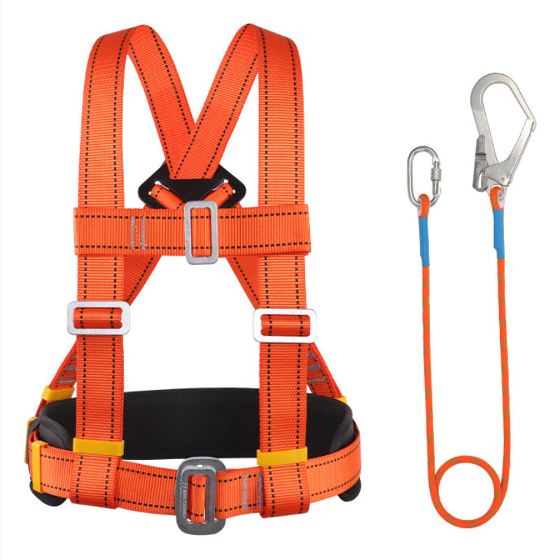 3m Anti-fall High Altitude Work Construction Wear-resistant Safety Rope Belts Set for Electrician Outdoor Climbing