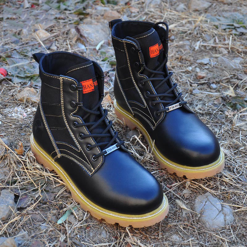 Casual Wear-resistant Desert Men's Martin Boots - KINGEOUS