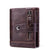 Retro Multifunction Leather Zipper Coin Money Men's Wallet