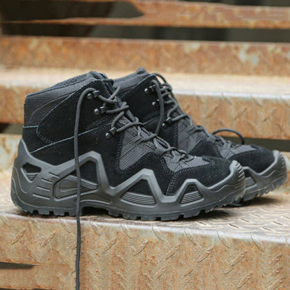 أحذية المشي لمسافات طويلة مقاومة للماء وقابلة للتنفس وغير قابلة للانزلاق أحذية تسلق الجبال للرجال