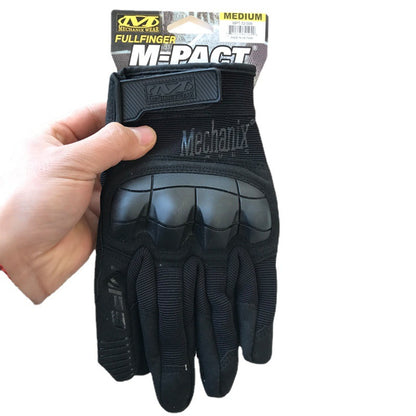 Caza táctica Guantes de hombres resistentes a los hombres de la cáscara blanda del dedo suave