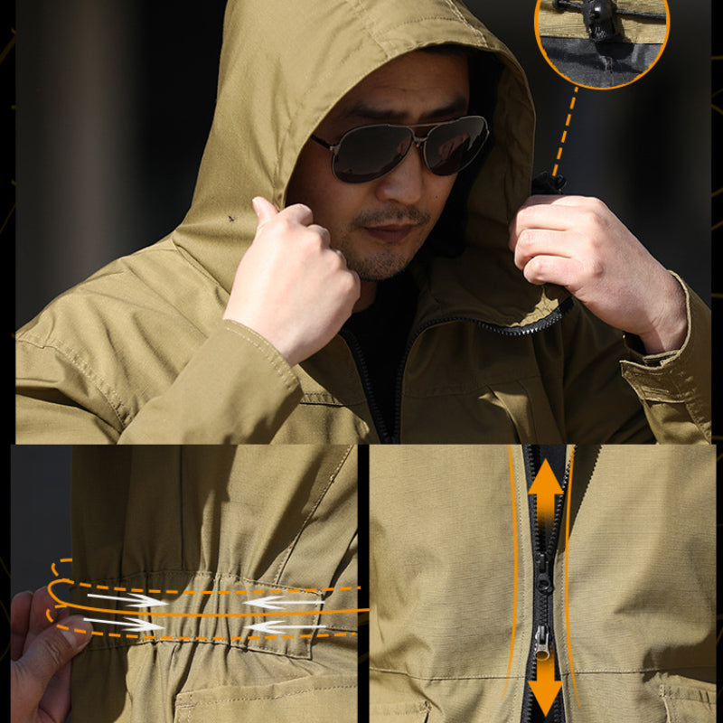 Outdoor Windproof Wear-resistant Single-layer Windbreaker Men's Jacket