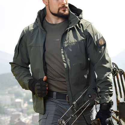 Casaco de casca macio urbano leve leve casaco masculino