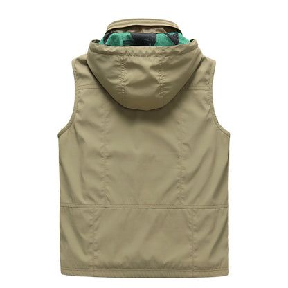 Vier Jahreszeiten Herrenhüte und Taschen im Freien im Freien