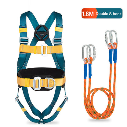 Outdoor Safety Harness High-altitude Operation Anti-fall Rock Climbing Gear