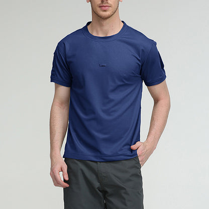 T-shirt masculin à manches courtes à manches courtes et à séchage à manches courtes