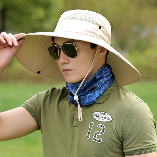 Outdoor Large Brim Sun Visor Fishing Hat