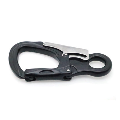 الطيران الألومنيوم مقاطع تسلق الجبال تويست قفل في الهواء الطلق الظهر تسلق هوك مشبك السلامة