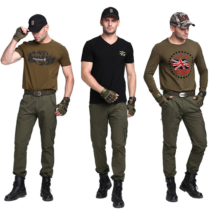 Flash Leisure Military Style Multi-Pocket Men's Pants
