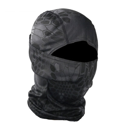 غطاء وجه للحماية من الشمس في الهواء الطلق بنمط بيثون