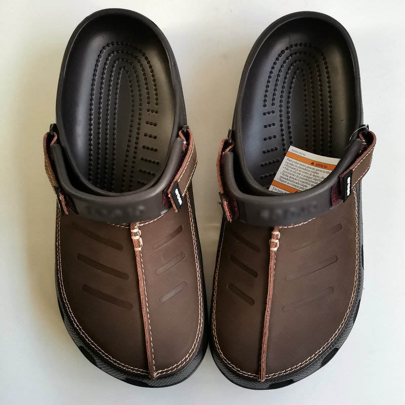 Casual Outdoor Velcro Adjustable Elastic Men's Beach Slippers