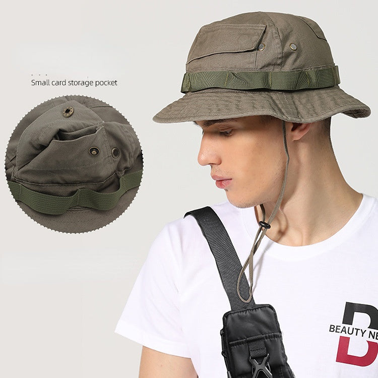 Cotton Camping Adventure Bucket Hat for Men and Women