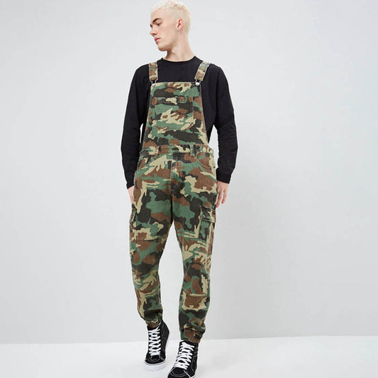 Casual Men's Camouflage Overalls Pants