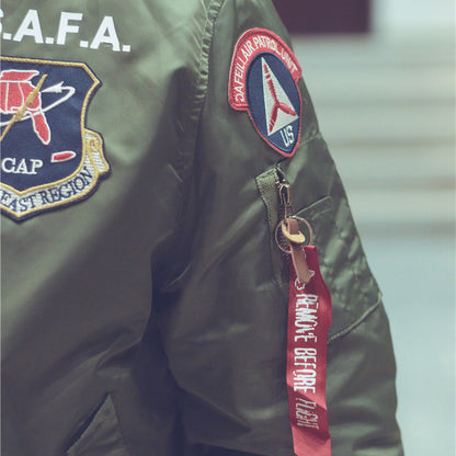 Air Force Distrange Bordado Bordeiro Menina Bomber