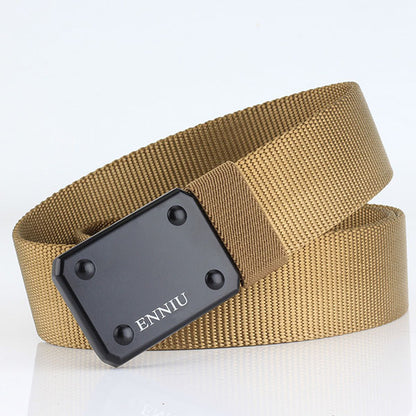 حزام مضفر للتدريب بإبزيم مزدوج سريع