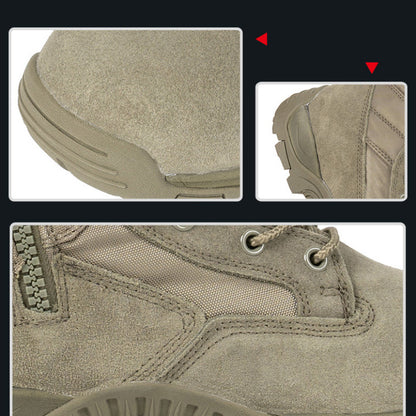Treinamento leve do deserto tático High Top Men Boots