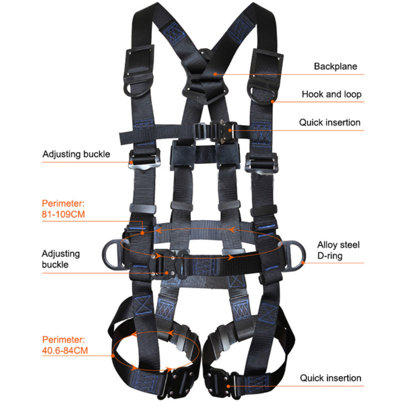 Safety Belt High-altitude Rock Climbing Outdoor Expand Training Full Body Harness