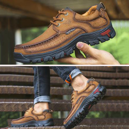 Zapatos para hombres ortopédicos de apoyo ortopédicos al aire libre