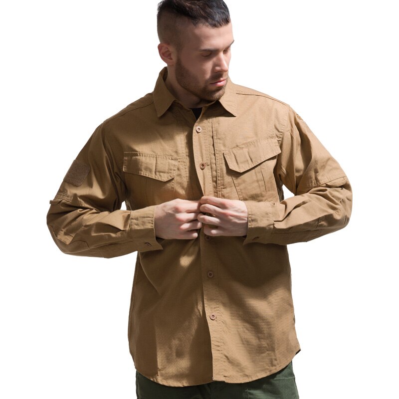 Outdoor Long-sleeved Wear-resistant Combat Training Uniform Men's Shirt