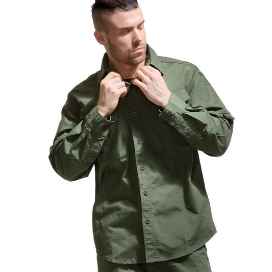 Outdoor Long-sleeved Wear-resistant Combat Training Uniform Men's Shirt