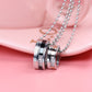 Love You Till The End Stainless Steel Couple Necklace
