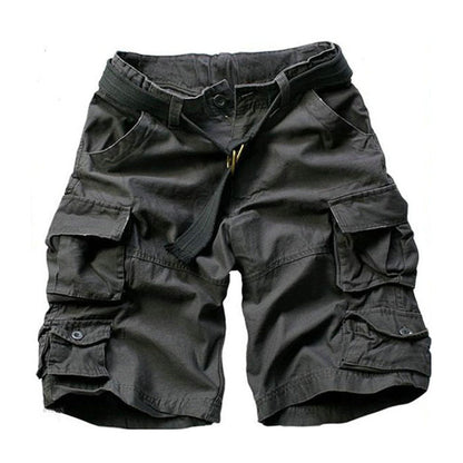 Casual Multi-pocket Sport Outdoor Mens Cargo Shorts - KINGEOUS