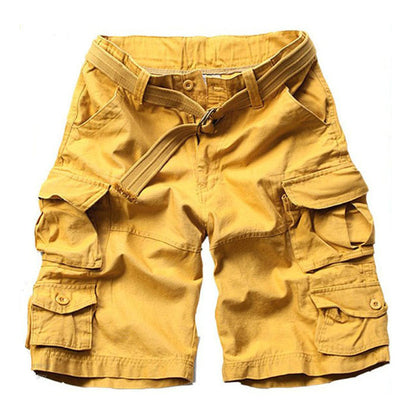 Casual Multi-pocket Sport Outdoor Mens Cargo Shorts - KINGEOUS